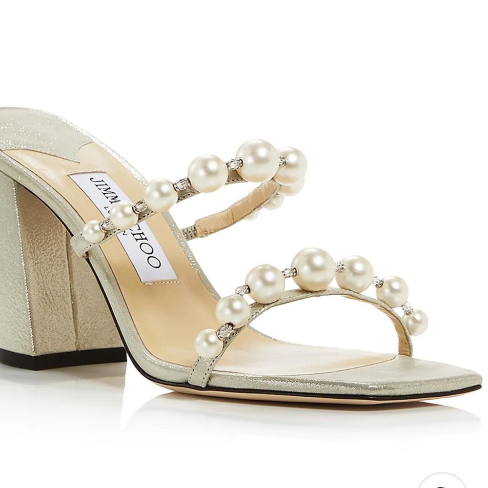 New JUMMY CHOO pearl heels